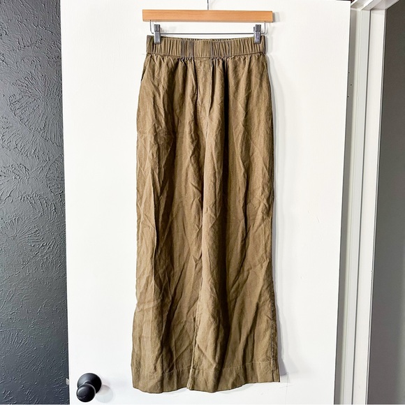 Daily Drills Resort Pants Linen Olive Green Size Small,All Products : American Fashion Style Bags On Sale